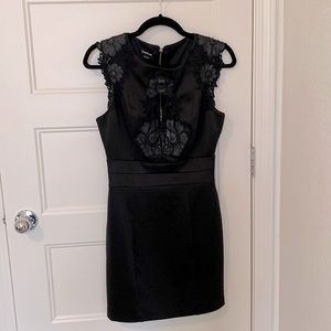 Black cocktail dress